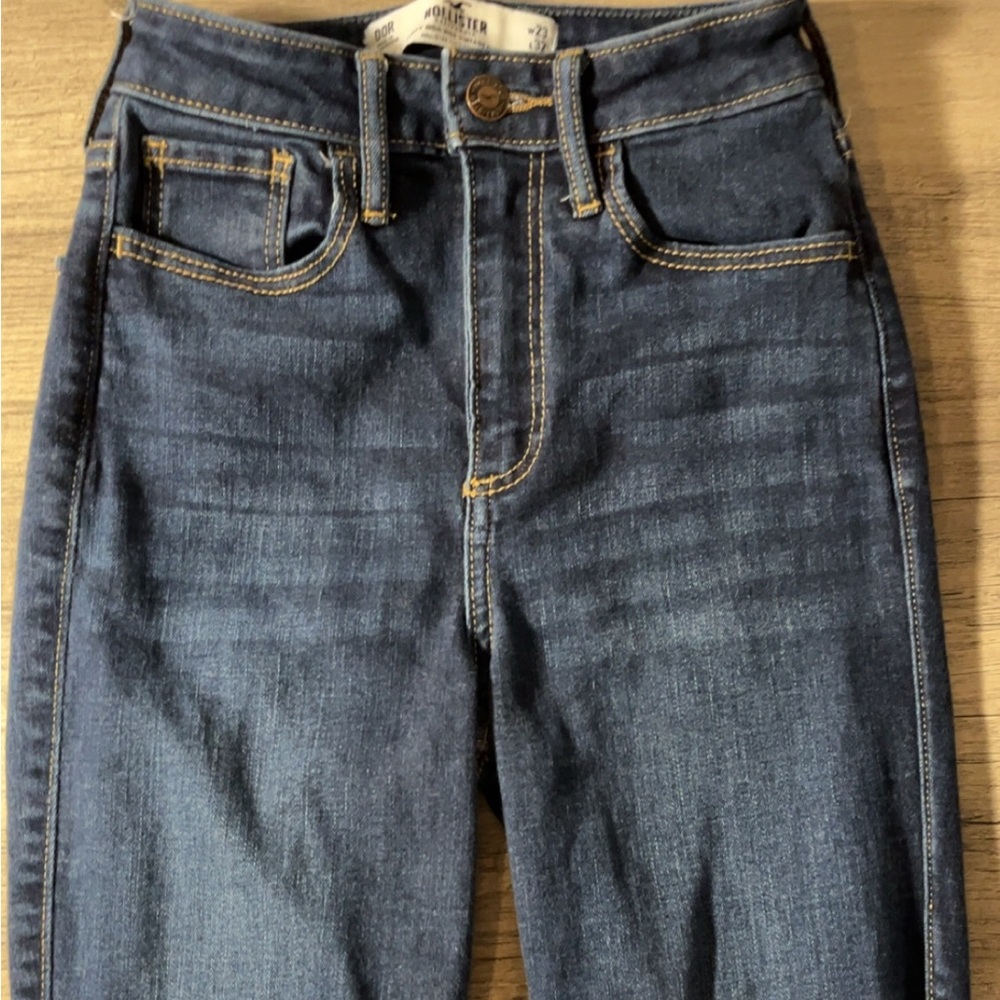 Hollister Blue High-Rise Vintage Flare Jeans